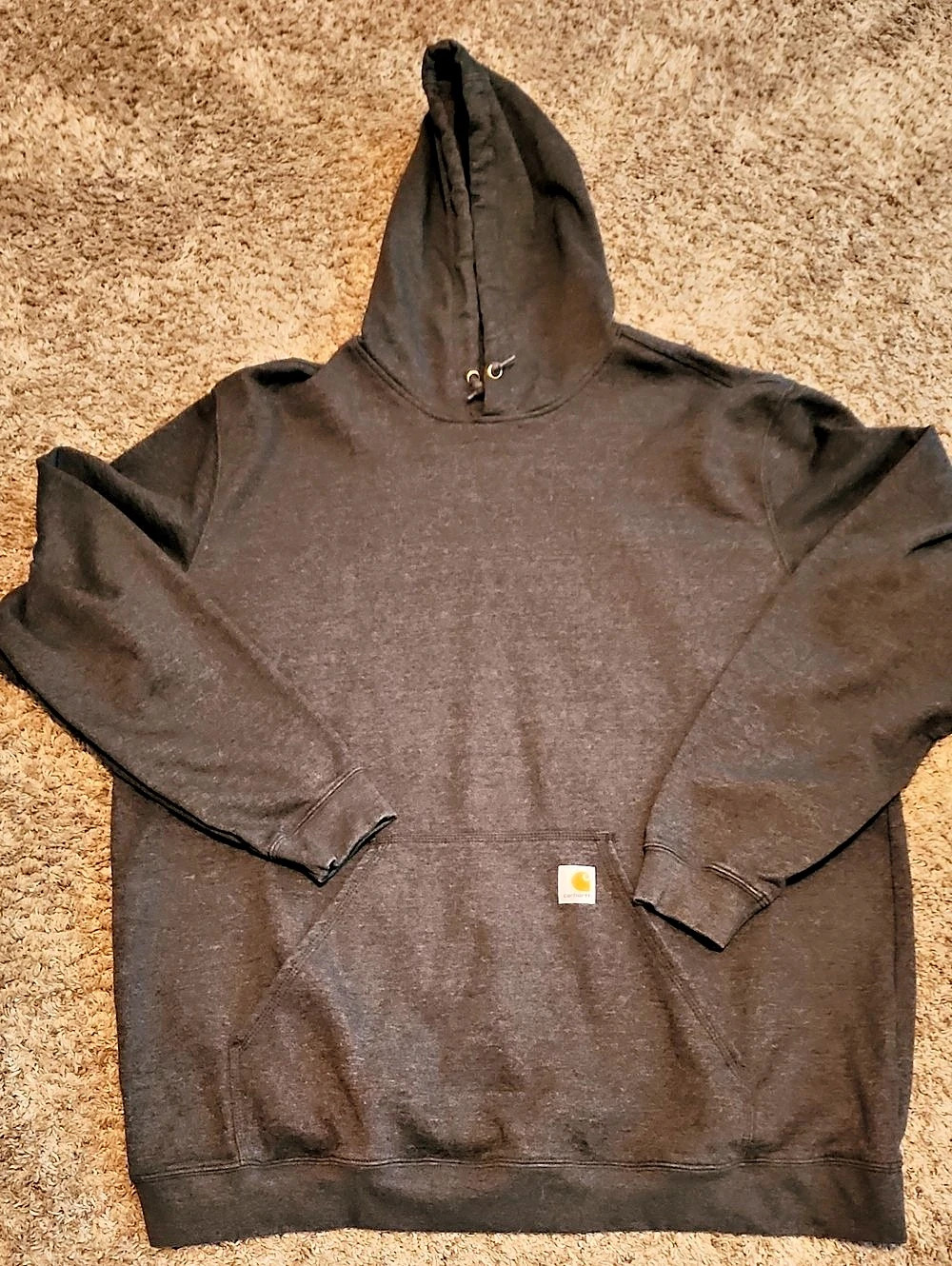 Carhartt Loose Fit Midweight Hooded Sweatshirt Black 2XL Tall